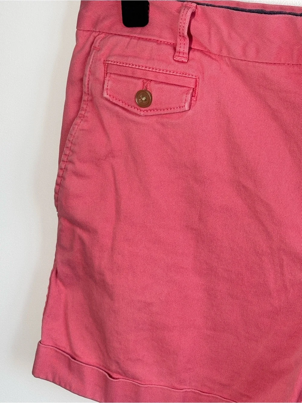 Banana Republic Pink Chino Shorts Size 14 Preppy Coastal Summer